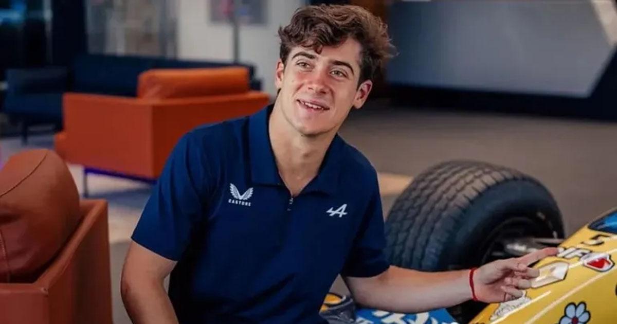 El sugerente posteo de Alpine que podriacutea anticipar la renovacioacuten de Colapinto