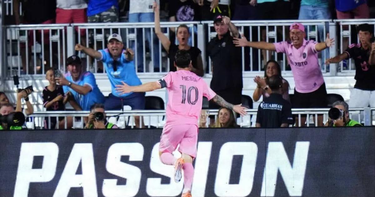 Con dos goles de Messi Inter Miami vencioacute a Nashville