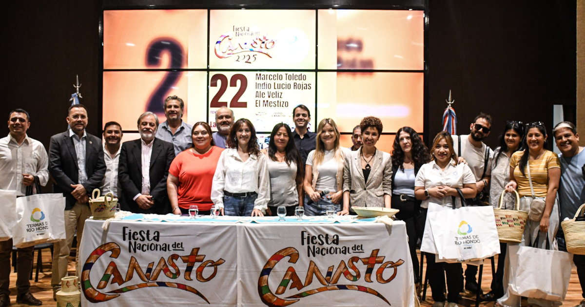 Se viene una nueva edicioacuten del tradicional Festival Nacional del Canasto en Las Termas