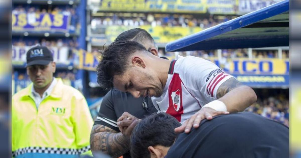 Maximiliano Meza sufrió una grave lesión Fotografía- Agencia Noticias Argentinas  Damian Dopacio