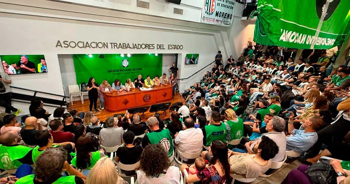 ATE realizó un plenario de delegados