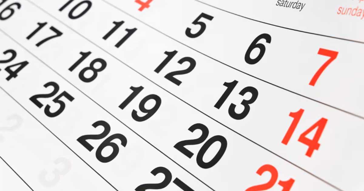 Quedan cuatro feriados de lo que resta de 2025