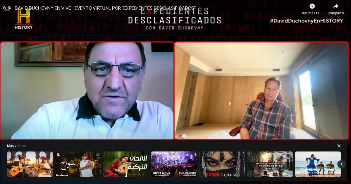 David Duchovny le reveloacute a EL LIBERAL cuaacuteles son los Expedientes Desclasificados