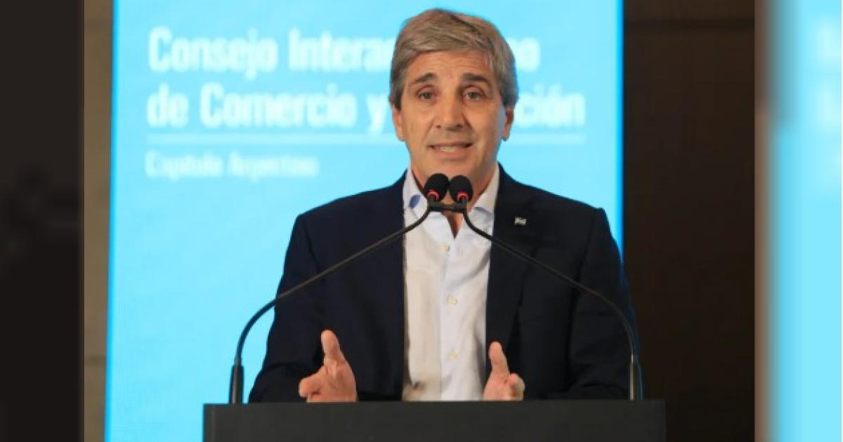 El ministro de Economía Luis Caputo Fotografía- Agencia Noticias ArgentinasArchivo