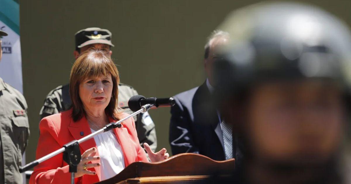 La ministra de Seguridad valoró el trabajo de las fuerzas federales