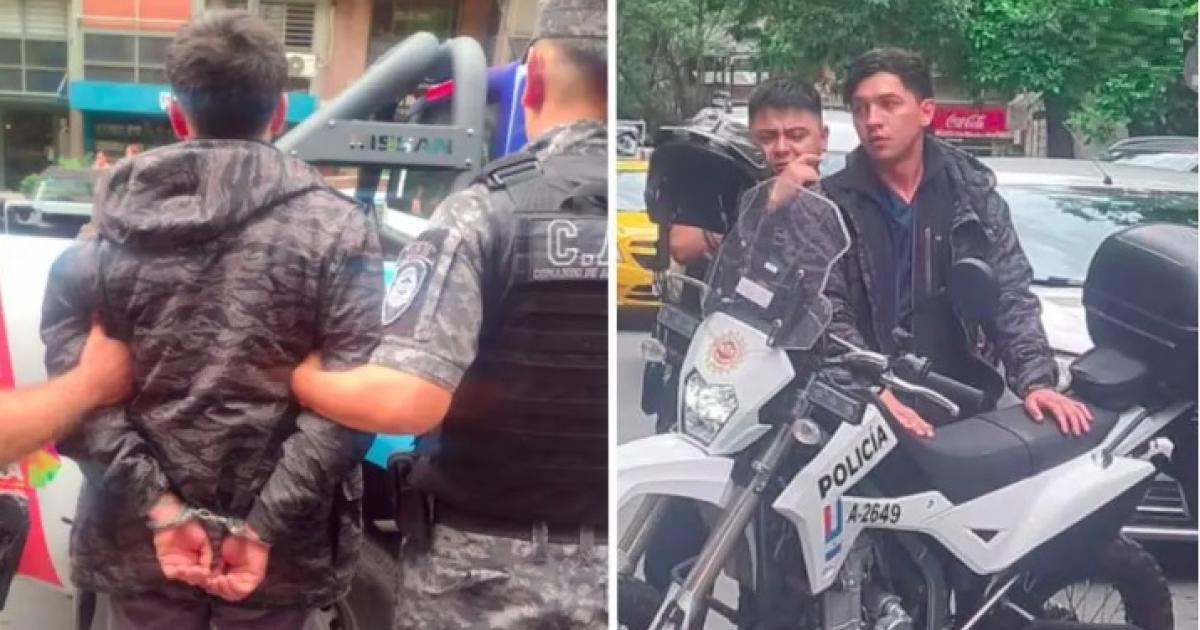 VIDEO  Motochorro terminoacute de rodillas pidiendo perdoacuten tras ser golpeado por vecinos
