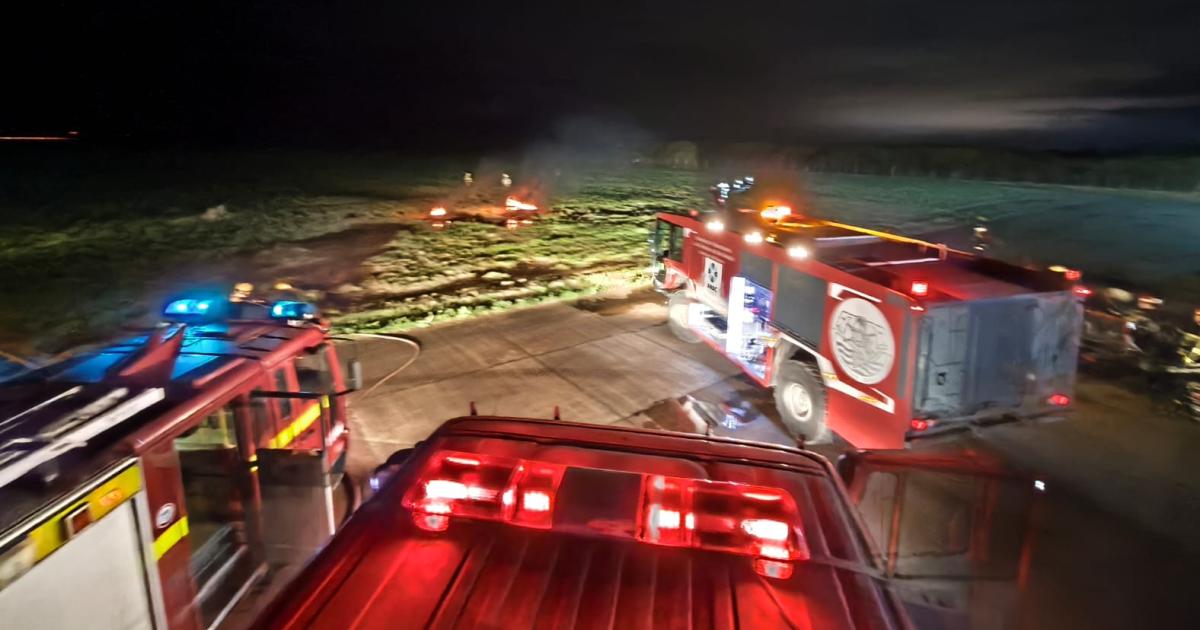 Se realizoacute un exitoso simulacro en el aeropuerto de Termas 