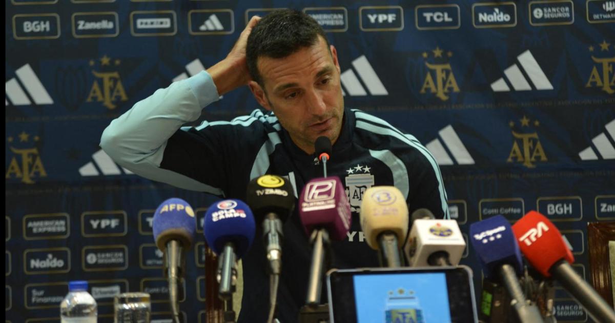 El DT Scaloni quedoacute conforme a medias con la actuacioacuten