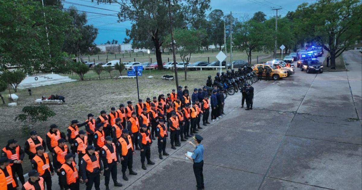El despliegue policial afectó a varias divisiones