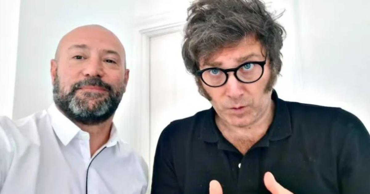 Diego Spagnuolo y Javier Milei Foto- Agencia NA Agencia Noticias Argentinas