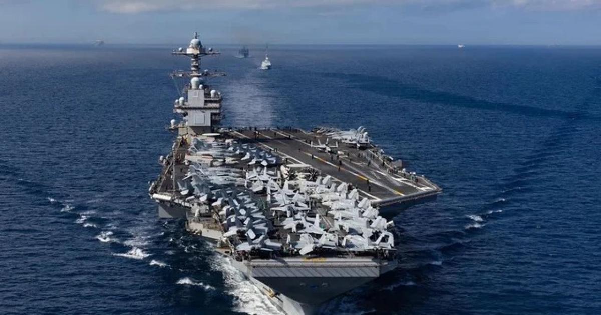 Portaaviones de EEUU cerca de Venezuela