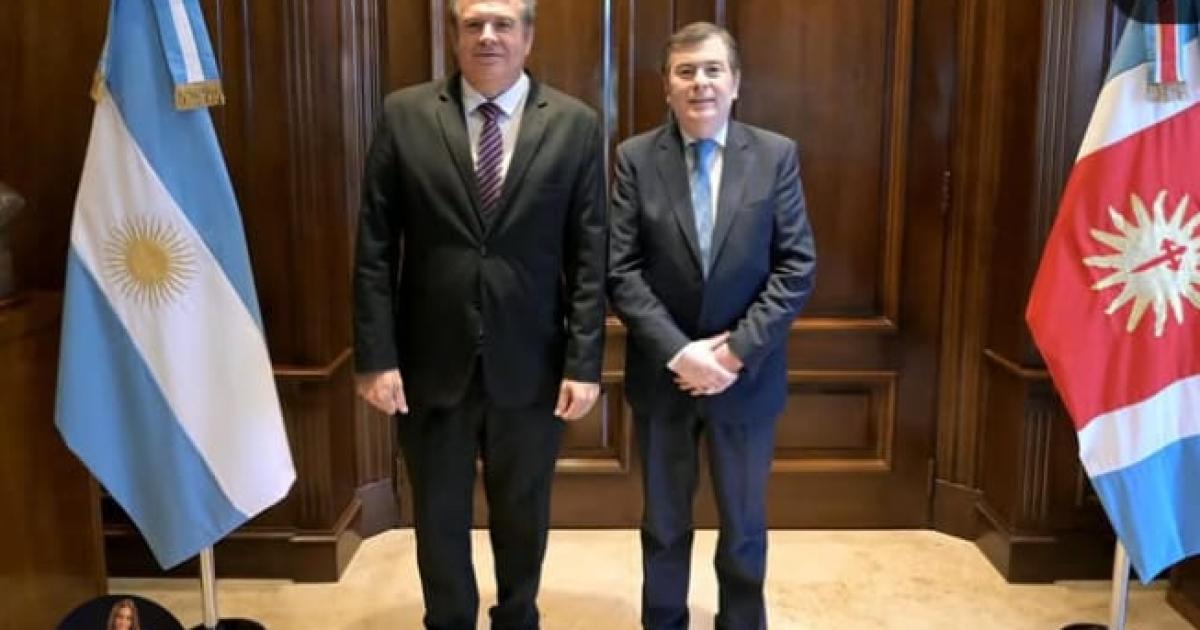 El Gobernador Zamora recibioacute la visita de funcionarios nacionales