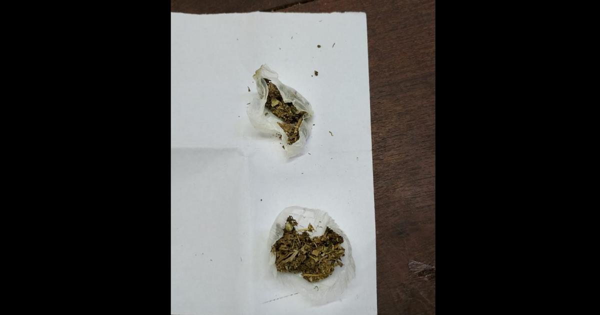 Un morroacuten relleno de marihuana para hermano preso 