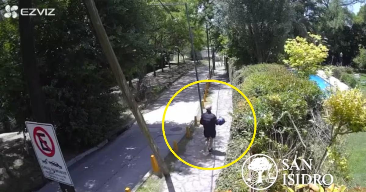 VIDEO Cinco delincuentes intentaron saquear la casa de Valeria Mazza pero fracasaron y huyeron despavoridos