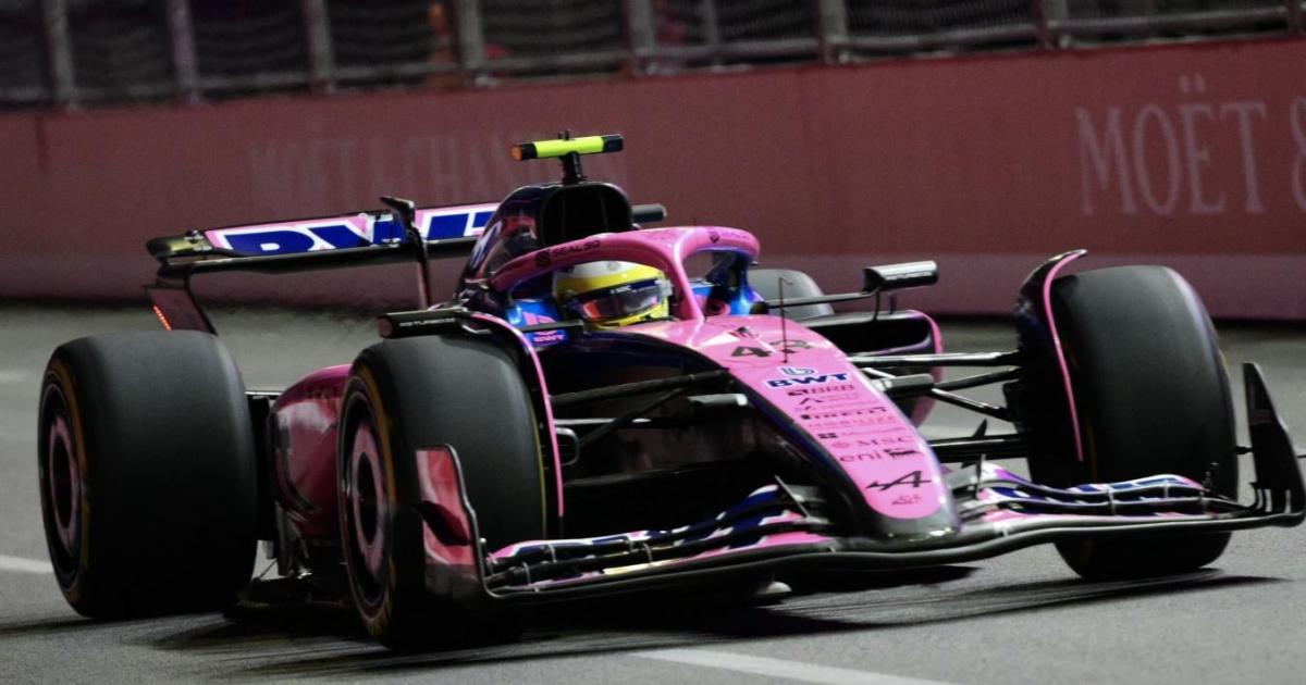 Colapinto tuvo una irregular primera praacutectica en el Gran premio de Las Vegas