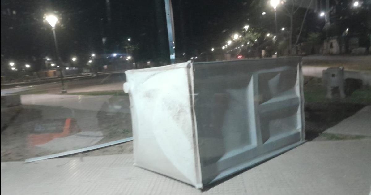 Varias dependencias policiales sufrieron las consecuencias de las inclemencias del tiempo