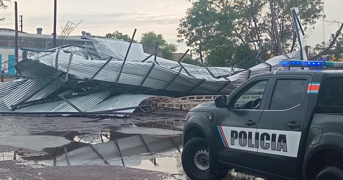 Caos y destrozos por el temporal- aacuterboles caiacutedos voladura de techos y autos dantildeados
