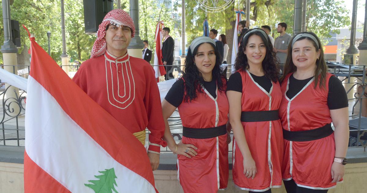 RECORDARON LOS 82 ANtildeOS DE LA INDEPENDENCIA DEL LIacuteBANO