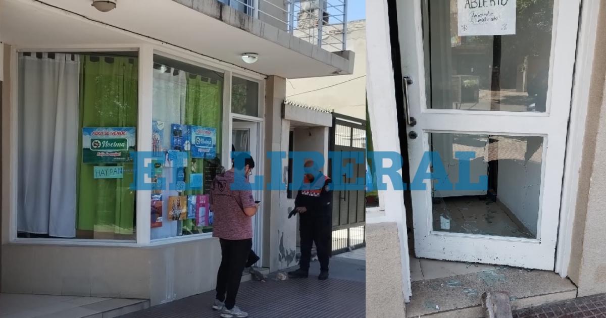 Barrio Congreso- Rompieron el vidrio de un local y se llevaron la caja registradora