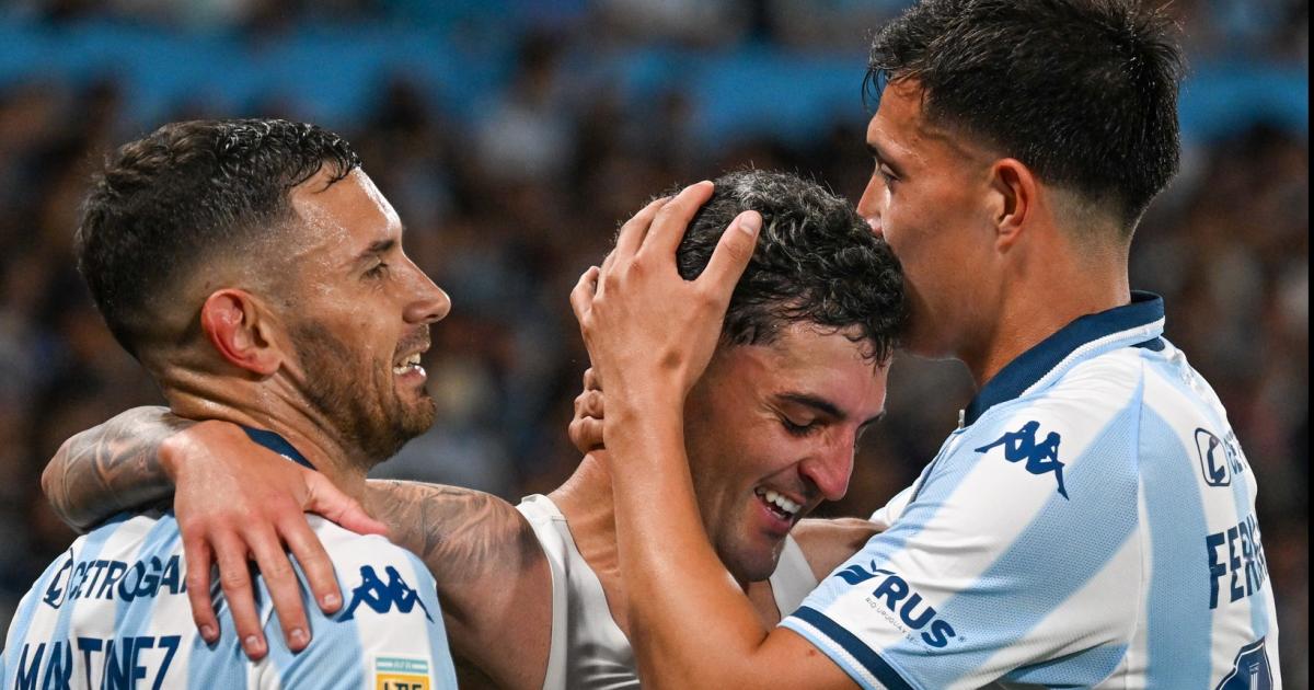 Racing Club lo dio vuelta y con un gol en el descuento echoacute a River del torneo