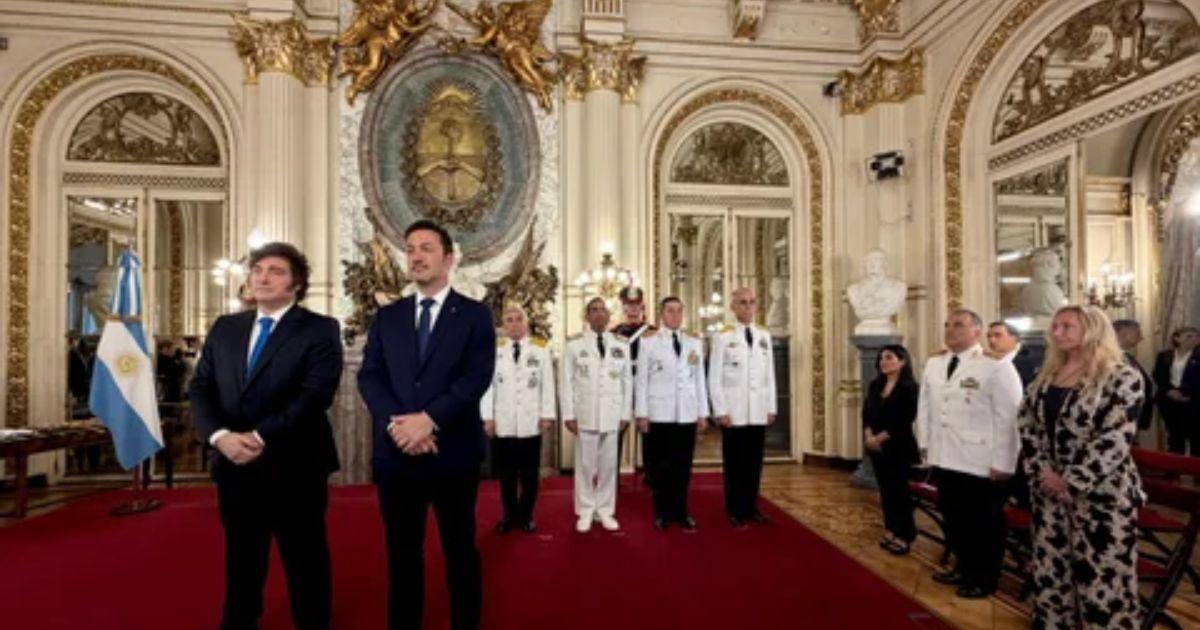 La ceremonia se realizó en Casa Rosada