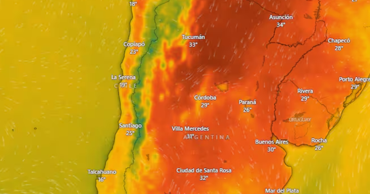 Santiago del Estero entre las provincias que se ver ms afectada por la ola de calor