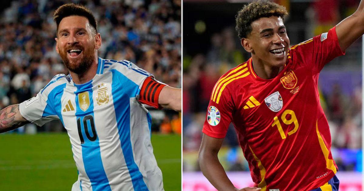 Messi y Yamal referentes de ambas selecciones