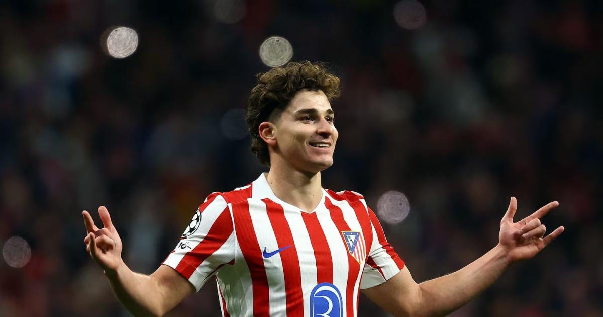 Con un gol de Juliaacuten Aacutelvarez Atleacutetico de Madrid vencioacute al Inter por la Champions League