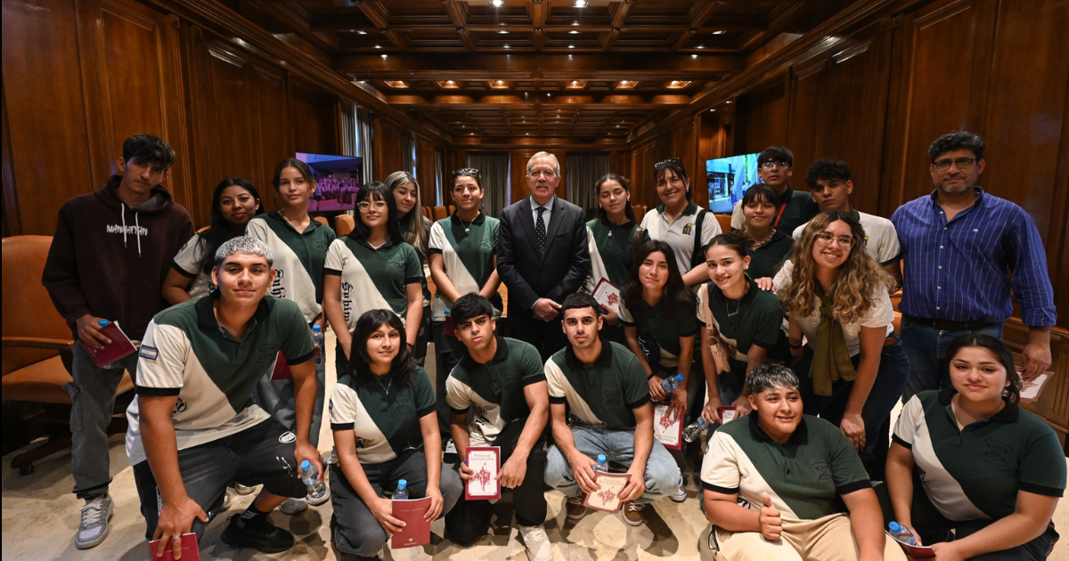 Alumnos del Instituto San Francisco Solano de la ciudad de Las Termas de Río Hondo