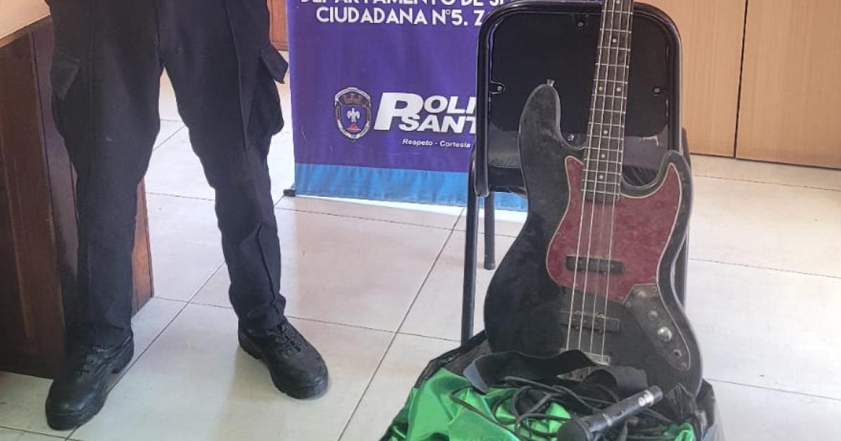 Recuperan instrumentos robados tras una entrega voluntaria en Villa Suaya- apuntan a tres sospechosos