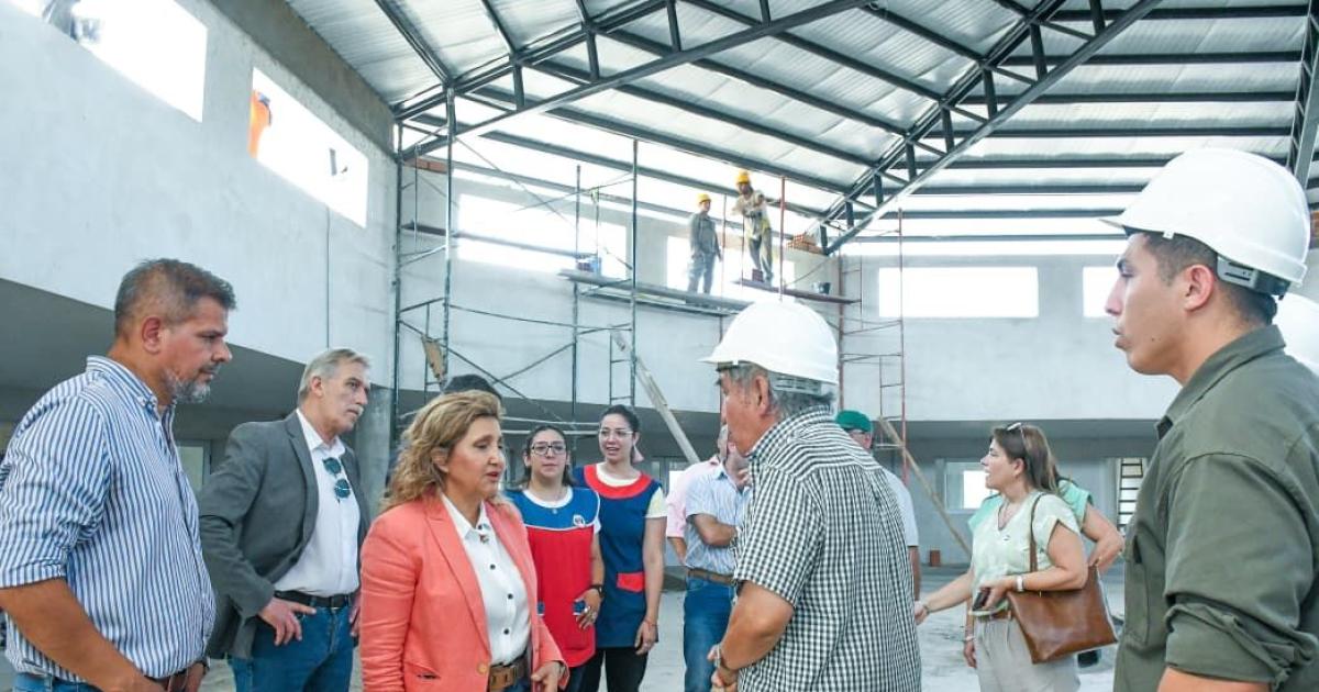 Fuentes destacoacute el avance de la obra del nuevo jardiacuten de infantes Papa Francisco