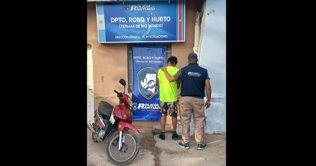 Allanamiento por robo en Las Termas- detienen al sospechoso secuestran una moto y varios elementos
