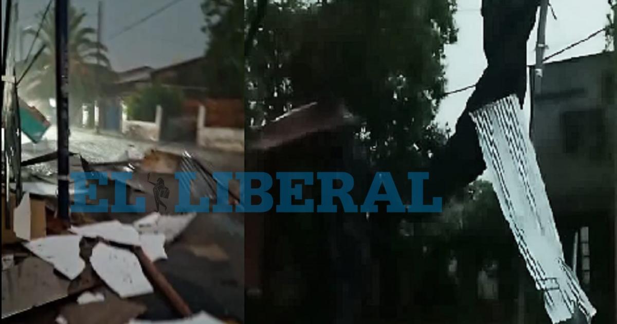 VIDEO Friacuteas bajo la tormenta- techos volados aacuterboles caiacutedos apagones y un intenso trabajo sanitario