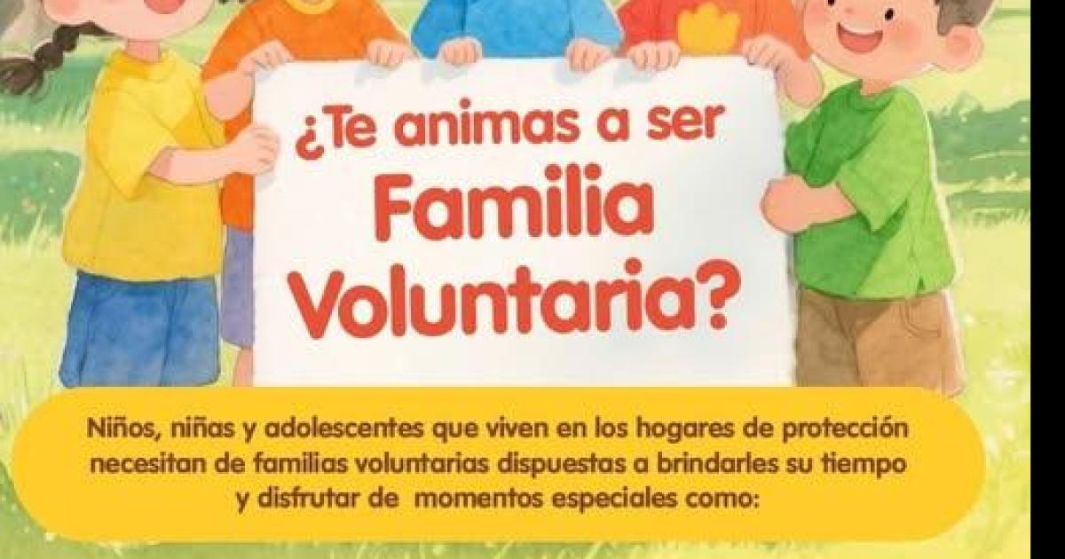 Buscan familias voluntarias dispuestas a acompantildear a chicos de los hogares