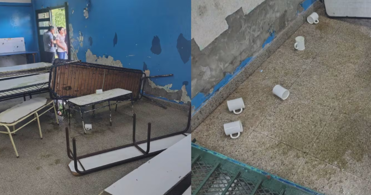 El violento ataque ocurrió en una escuela de Grand Bourg (Foto- Captura de video)