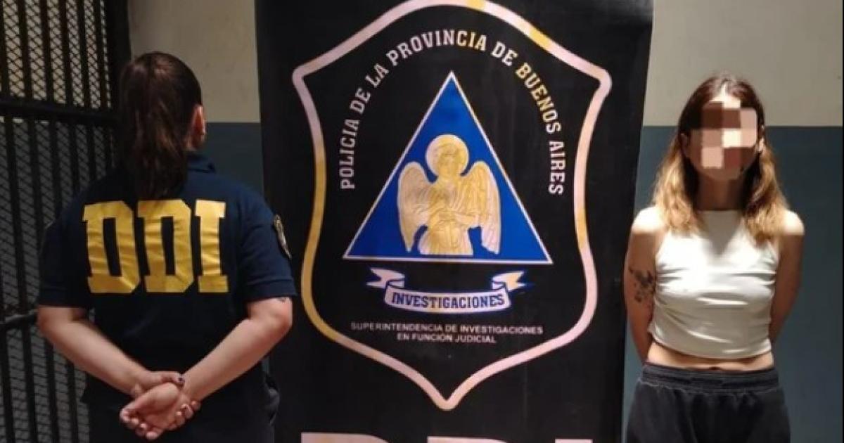 La Cachorra Vargas tiene 29 años Foto- Agencia NA (Policía Bonaerense) Foto- Agencia NA