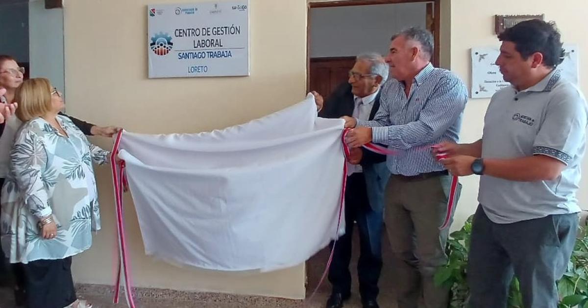 Se inauguroacute en Loreto el tercer Centro de Gestioacuten Laboral #150 Santiago Trabaja 