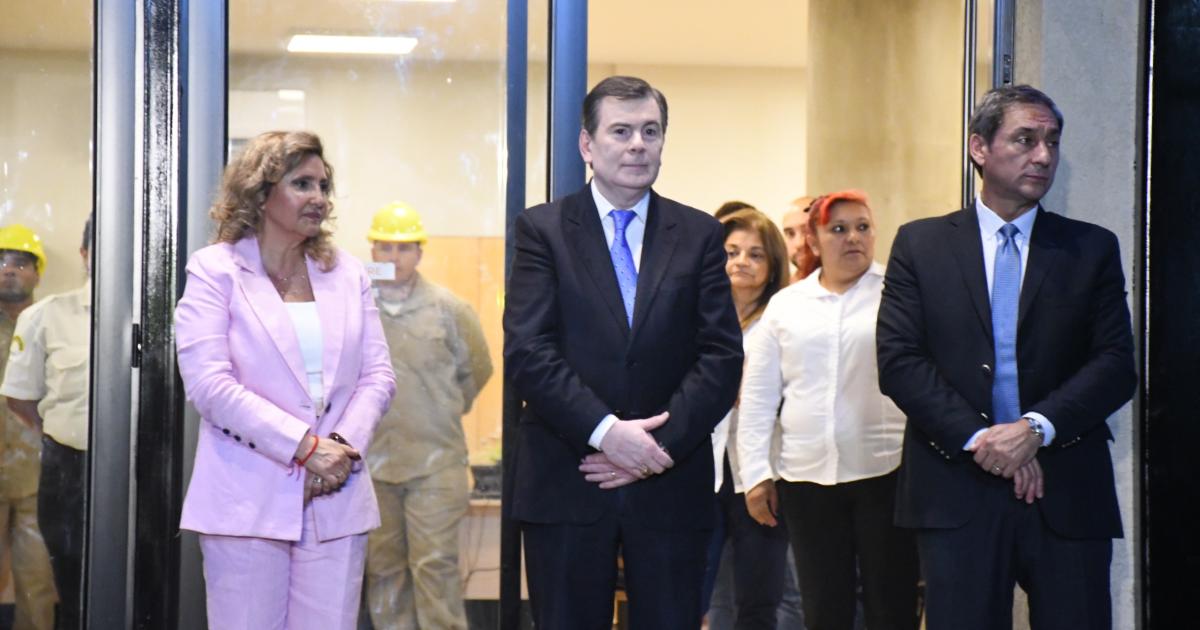 El gobernador Zamora y la intendente inauguraron el nuevo edificio de la Direccioacuten de Rentas Municipal