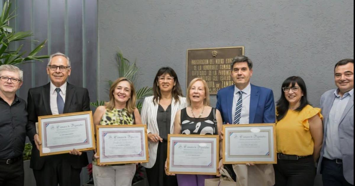 La Caacutemara de Diputados reconocioacute a docentes de la Ucse por su trayectoria