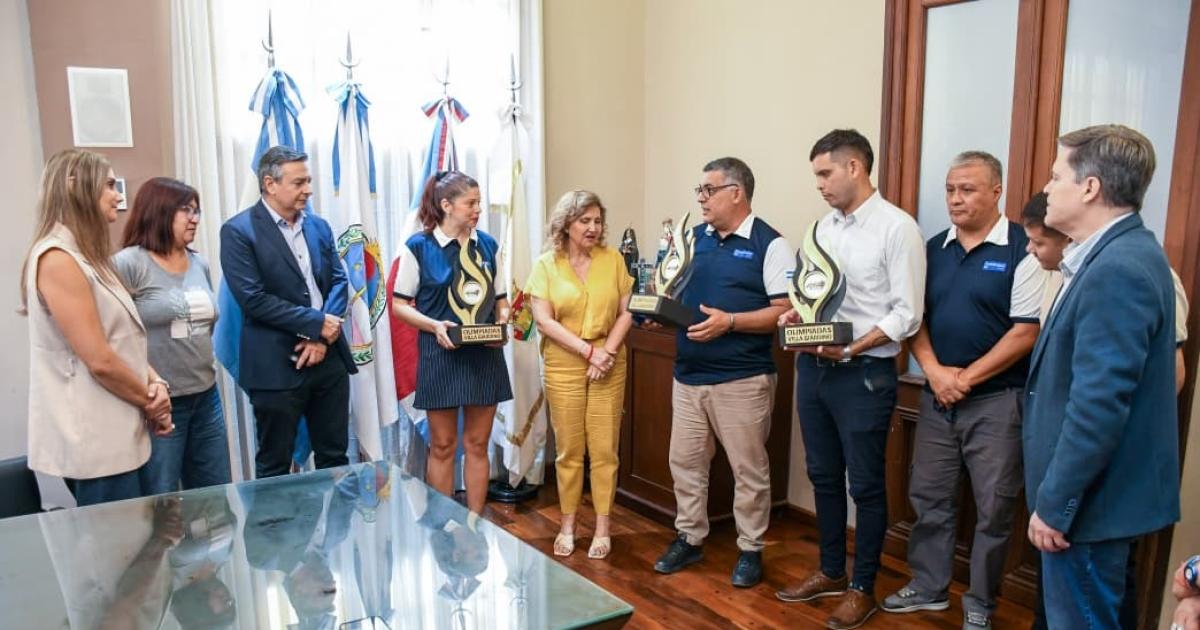 Fuentes felicitoacute a los municipales ganadores de las Olimpiadas Nacionales