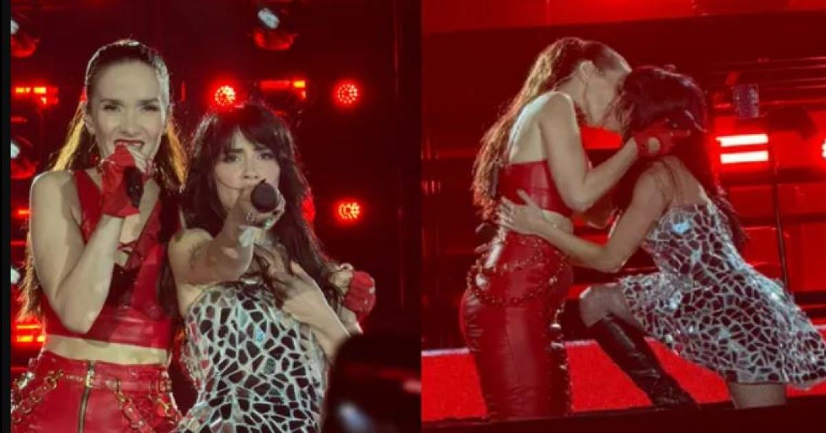 Lali Espoacutesito hizo estallar Uruguay y sorprendioacute con la aparicioacuten de Oreiro