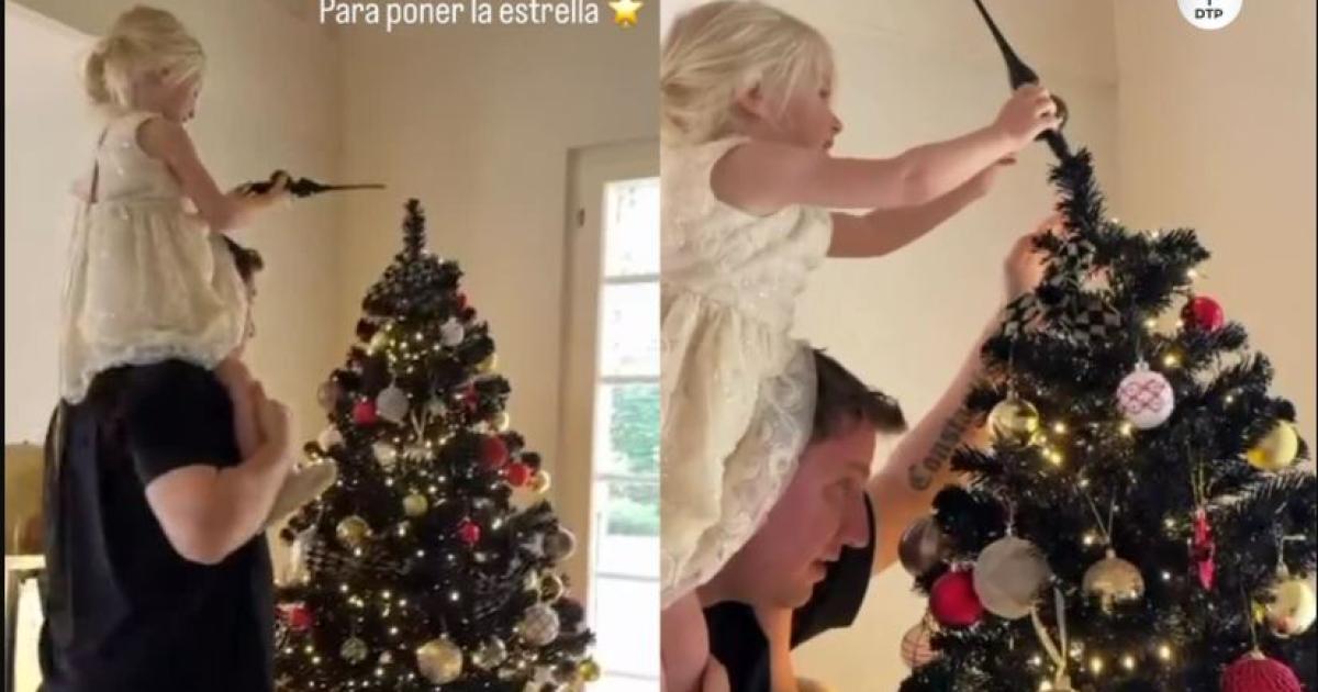 Maxi Loacutepez enternecioacute a sus fanaacuteticos con Elle desde Suiza