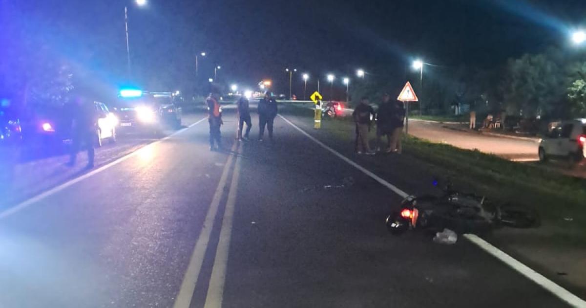 Motociclista santiaguentildeo chocoacute a un anciano y provocoacute su muerte