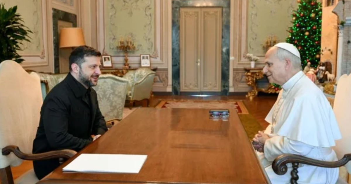 El Papa recibioacute a Zelenski y abogoacute por la paz en Ucrania