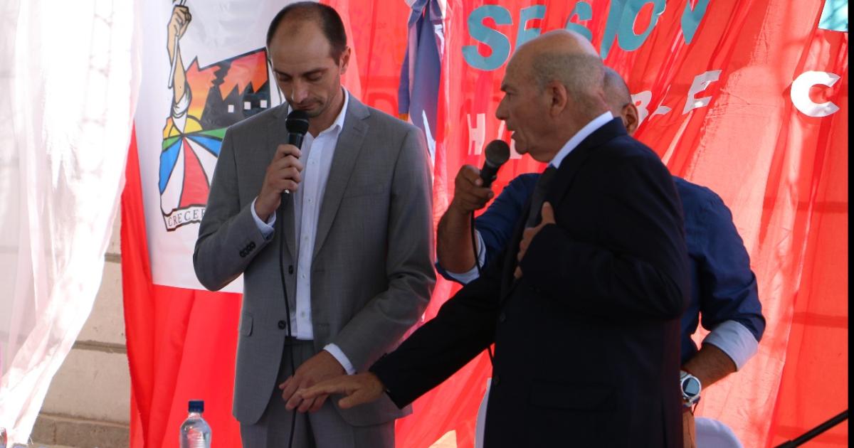 Victorio Buga Formini juroacute como intendente de la ciudad de Beltraacuten