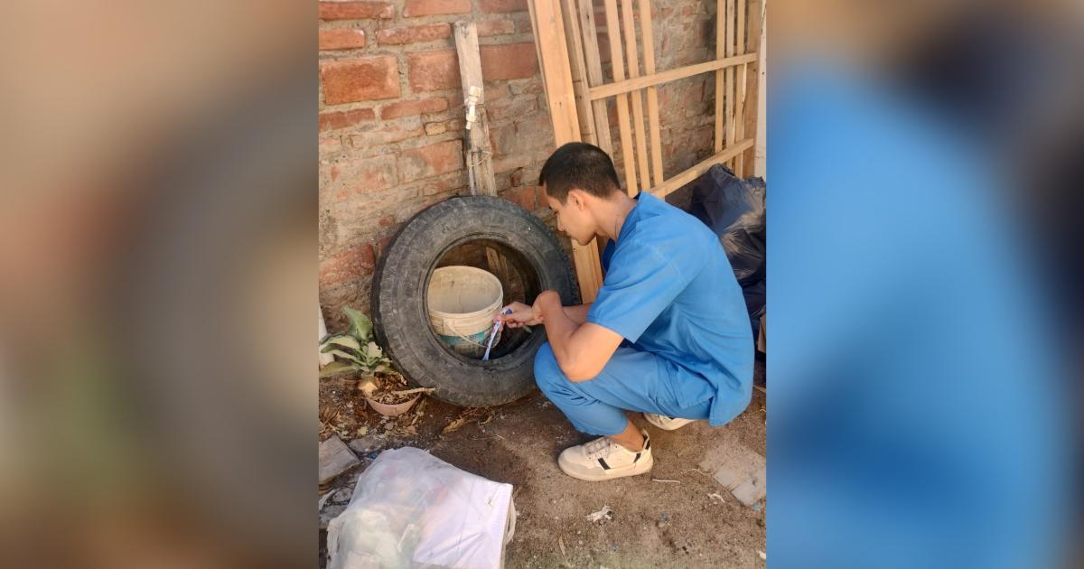 Los centros de Salud de la Municipalidad trabajan en los barrios en la toma de muestras de larvas de mosquitos