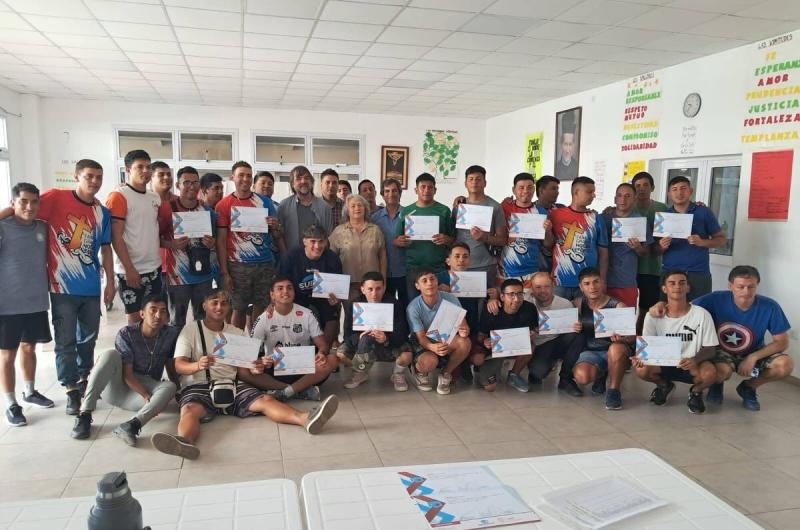 Integrantes del Hogar de Cristo finalizaron una capacitacioacuten