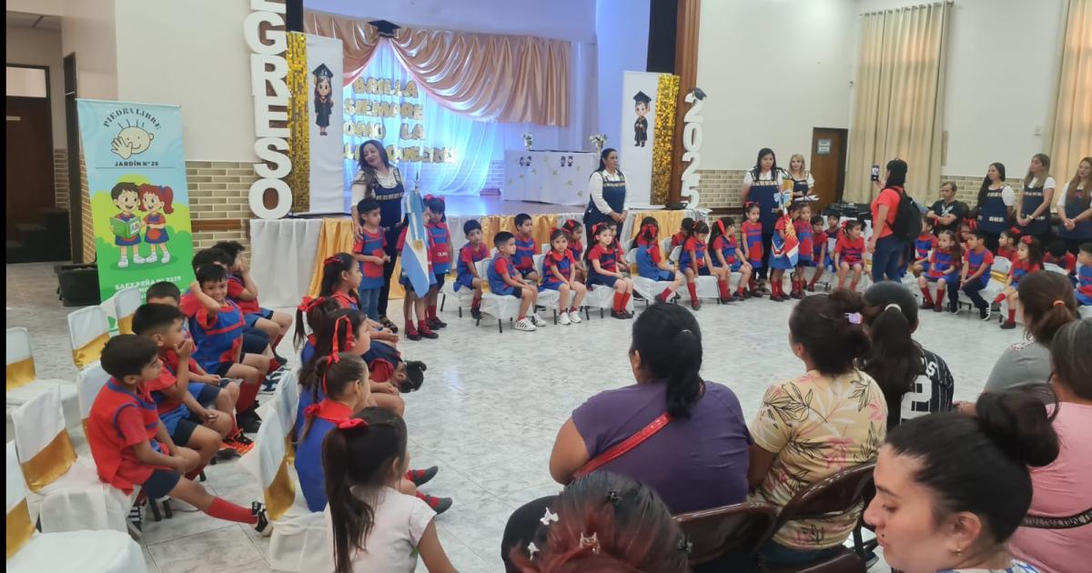 Importante accioacuten de servicio con los jardines de infantes santiaguentildeos