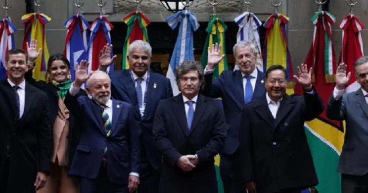 Los presidentes del bloque del Mercosur Foto- Agencia Noticias Argentinas