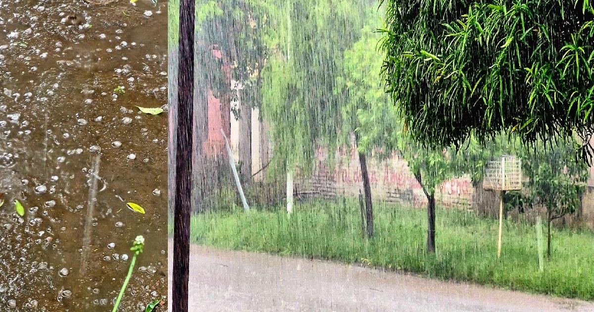Cambio brusco de tiempo- se registran fuertes tormentas con caiacuteda de granizo en Friacuteas y lluvias en Choya
